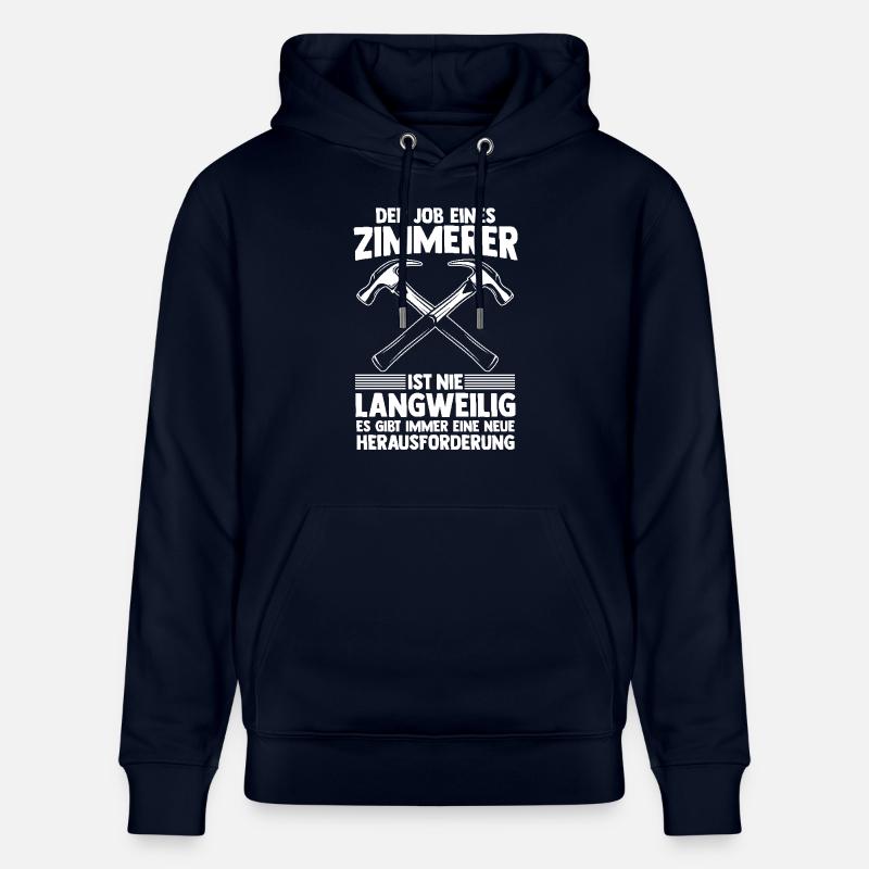 Charpentier Charpentier - Sweat à capuche bio CRUISER Stanley/Stella Unisexe - marine