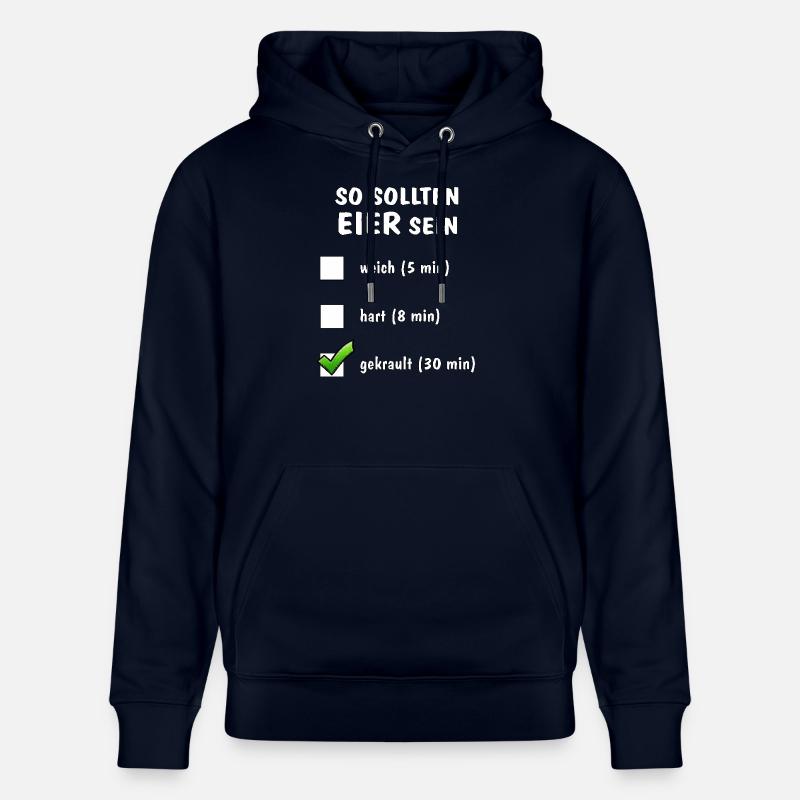 SO SOLLTEN EIER SEIN - Stanley/Stella Unisex Bio-Hoodie CRUISER - Navy