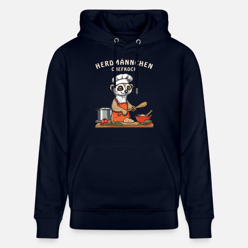 HERDMAN CHEF - Sweat à capuche bio CRUISER Stanley/Stella Unisexe - marine