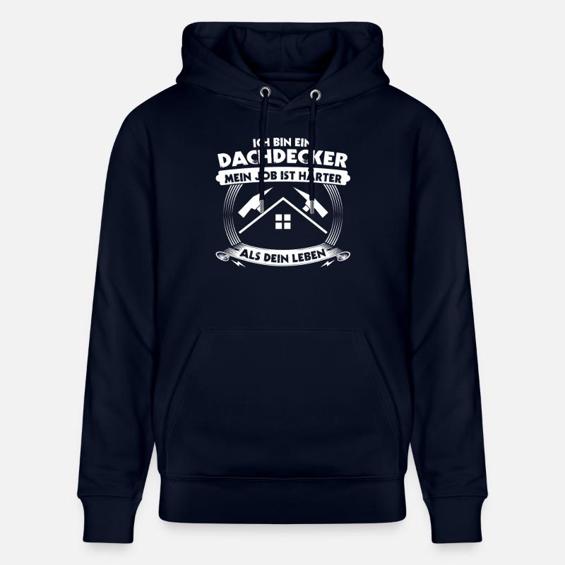 Dachdeckermeister Dachdecker - Stanley/Stella Unisex Bio-Hoodie CRUISER  - Navy
