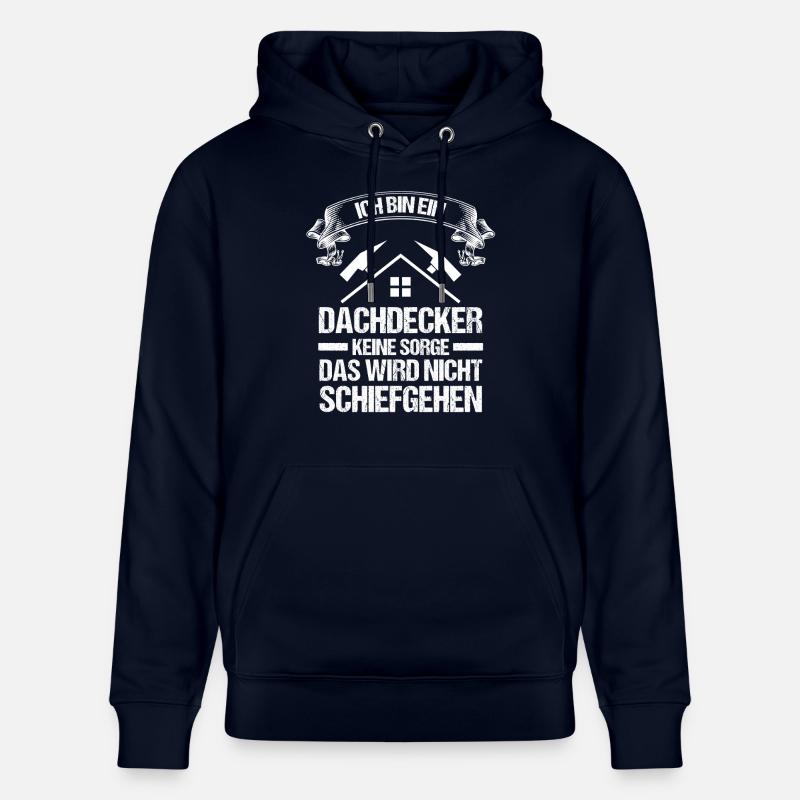 Maître Couvreur Couvreur - Sweat à capuche bio CRUISER Stanley/Stella Unisexe - marine