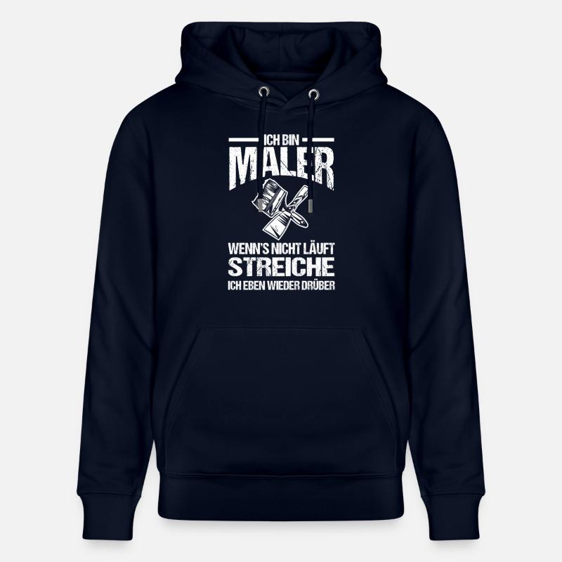 Maître Peintre Compagnon Peintre - Sweat à capuche bio CRUISER Stanley/Stella Unisexe - marine
