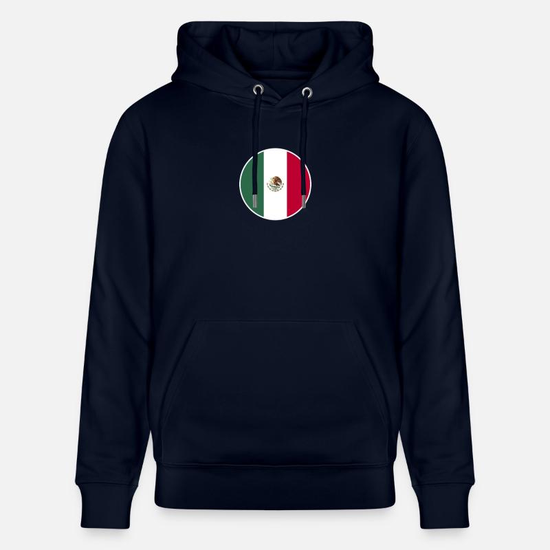 Mexique Drapeau mexicain Mexicain - Sweat à capuche bio CRUISER Stanley/Stella Unisexe - marine