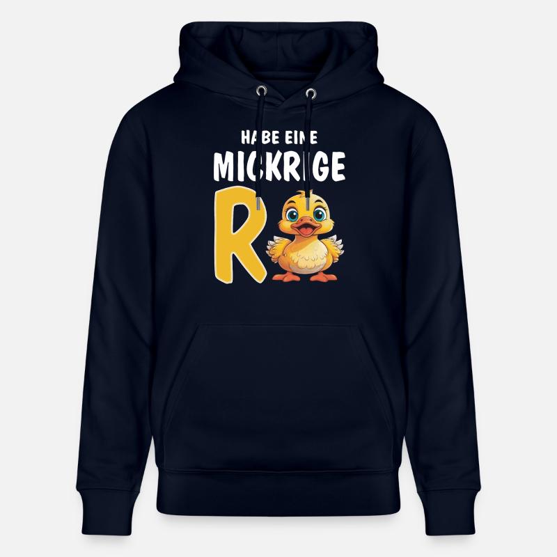 HABE EINE MICKRIGE RENTE - Stanley/Stella Unisex Bio-Hoodie CRUISER  - Navy