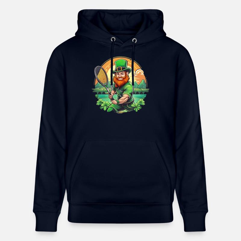 Saint-Patrick Shamrock Tennis - Sweat à capuche bio CRUISER Stanley/Stella Unisexe - marine