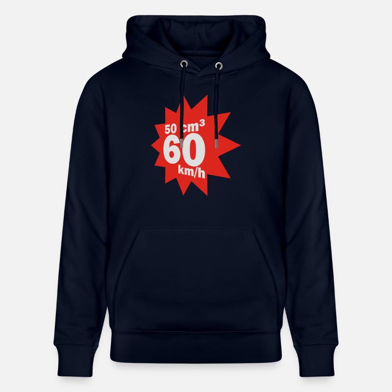 50 cc, 60 kmh - Sweat à capuche bio CRUISER Stanley/Stella Unisexe - marine