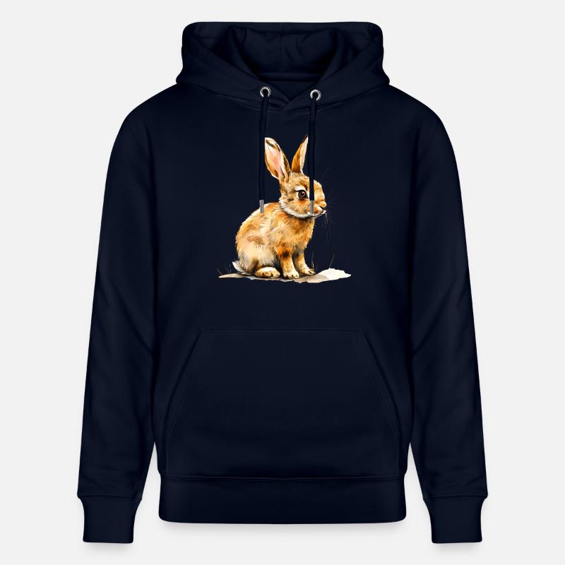 Feldhase oder Kaninchen? - Stanley/Stella Unisex Bio-Hoodie CRUISER  - Navy