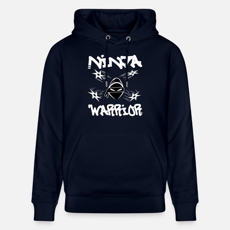 Ninja Warrior - Stanley/Stella Unisex Bio-Hoodie CRUISER - Navy