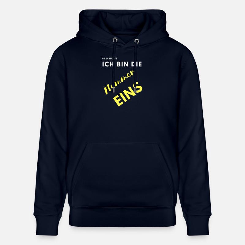 ich bin nummer eins - Stanley/Stella Unisex Bio-Hoodie CRUISER  - Navy