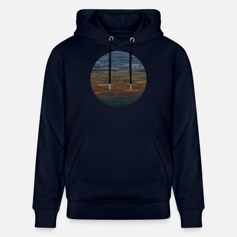 Aventure Abenteuer Illustration - Sweat à capuche bio CRUISER Stanley/Stella Unisexe - marine