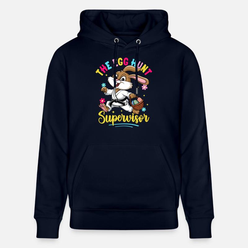 Der Supervisor der Eiersuche - Stanley/Stella Unisex Bio-Hoodie CRUISER  - Navy