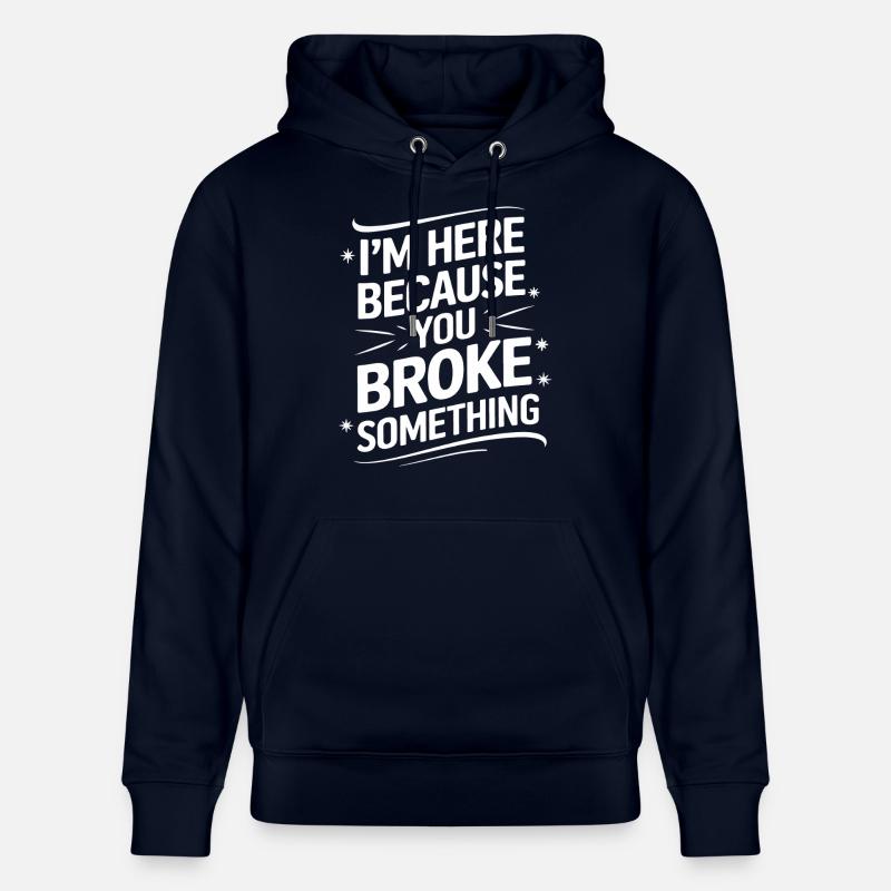 Technical Support Computer - Stanley/Stella CRUISER Unisex Organic Hoodie - navy