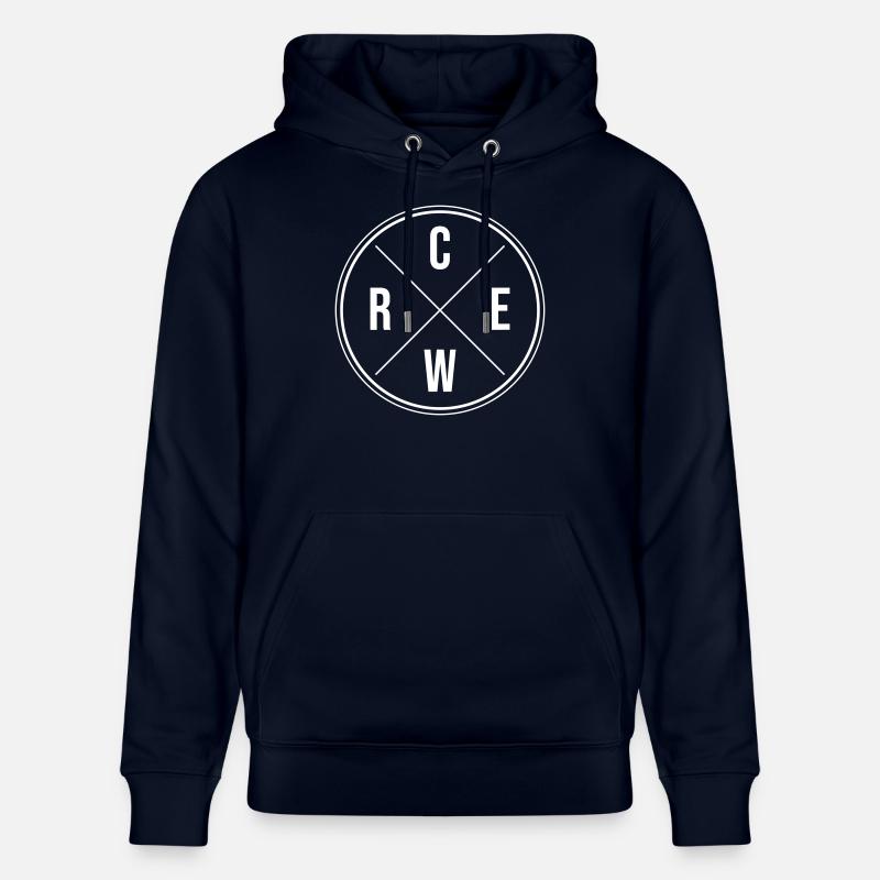 Cercle d’équipage - Sweat à capuche bio CRUISER Stanley/Stella Unisexe - marine