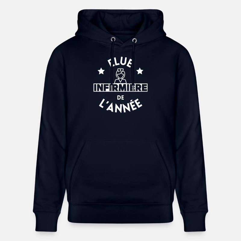 Élue infirmière de l'année - Sweat à capuche bio CRUISER Stanley/Stella Unisexe - marine