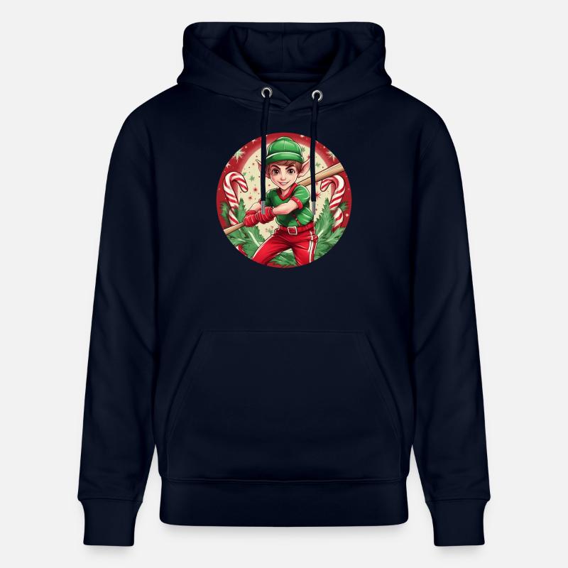 Baseball elfe de Noël - Sweat à capuche bio CRUISER Stanley/Stella Unisexe - marine