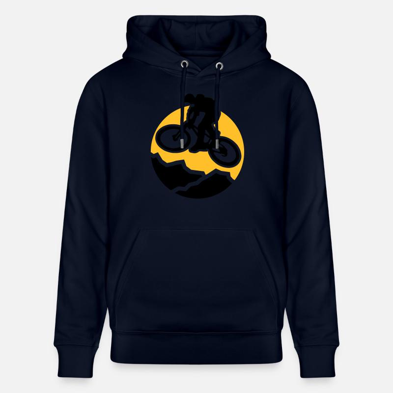 MountainBiker3 - Stanley/Stella Unisex Bio-Hoodie CRUISER - Navy