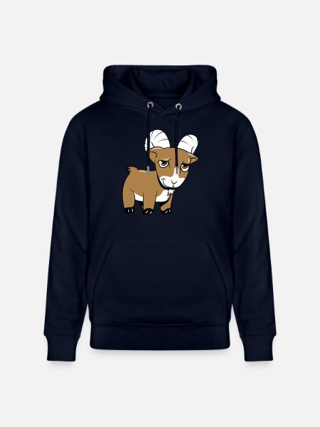 Ziege freundlich lieb - Stanley/Stella Unisex Bio-Hoodie CRUISER  - Navy