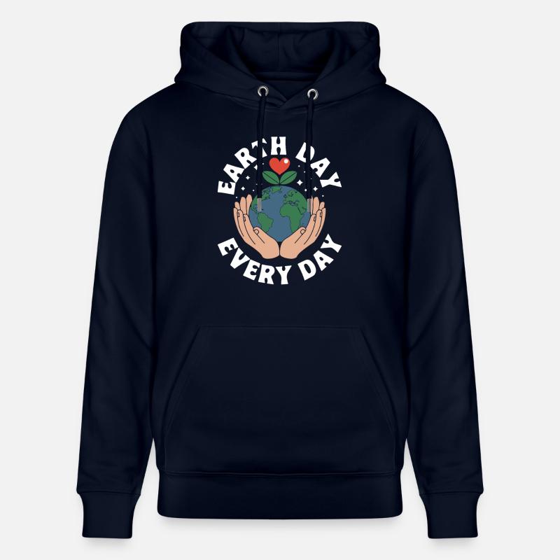 Jour de la Terre - Sweat à capuche bio CRUISER Stanley/Stella Unisexe - marine