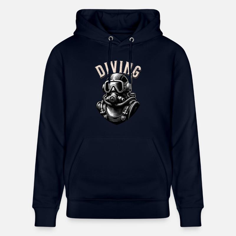 Diving - Stanley/Stella Unisex Bio-Hoodie CRUISER  - Navy