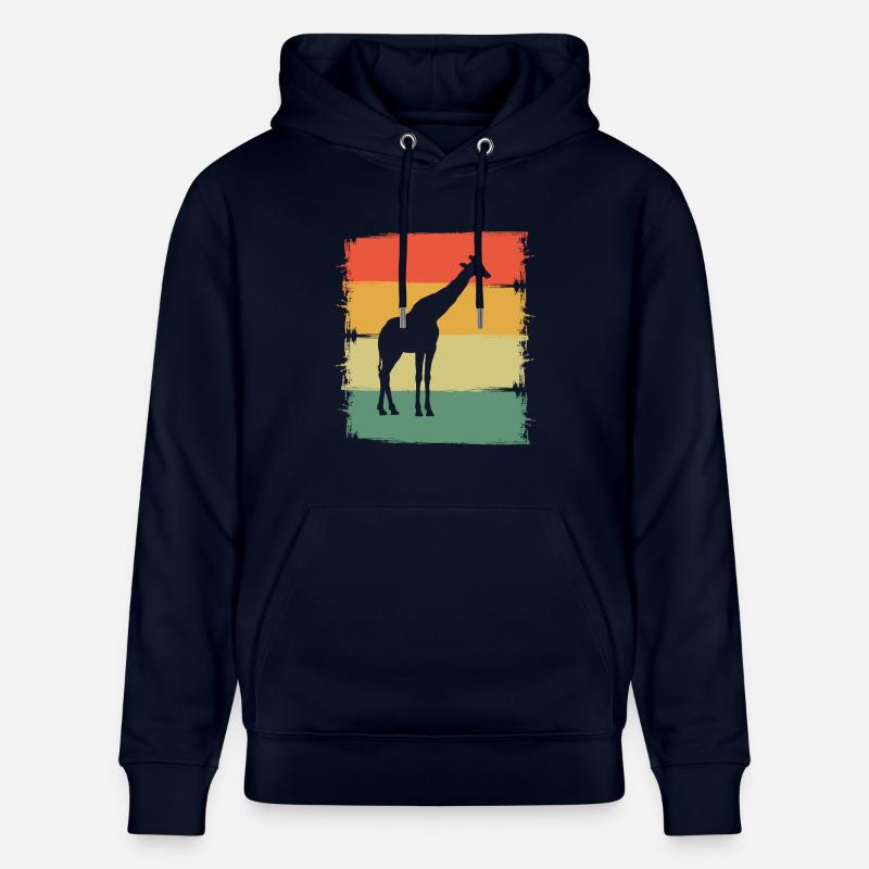 Girafe - Sweat à capuche bio CRUISER Stanley/Stella Unisexe - marine
