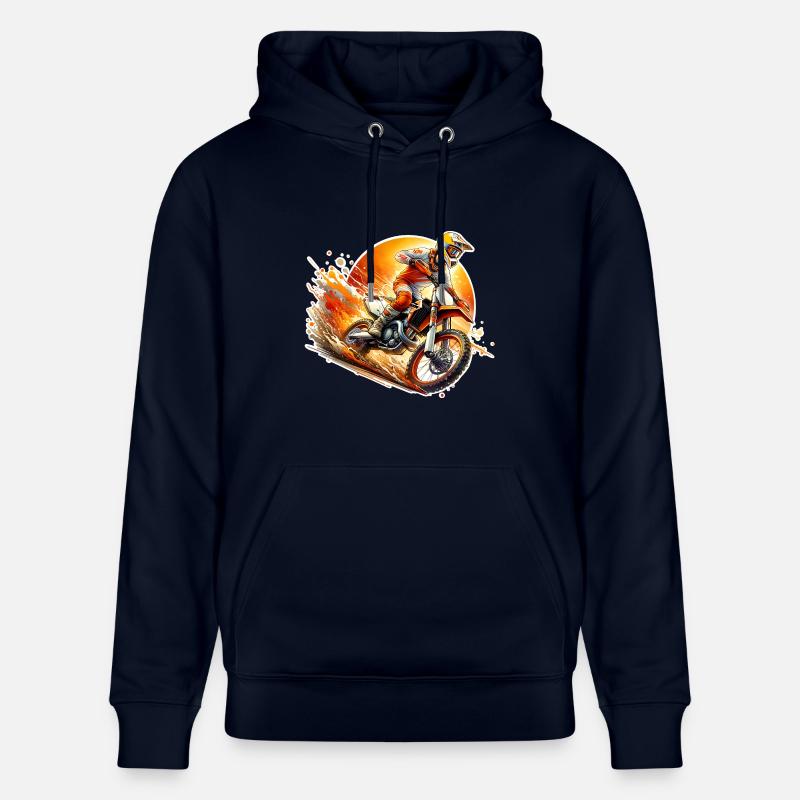 Motocross - Sweat à capuche bio CRUISER Stanley/Stella Unisexe - marine