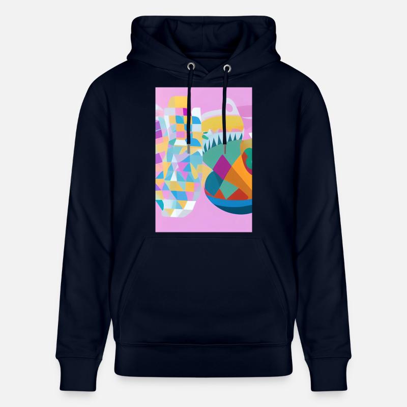 Formes et motifs - Sweat à capuche bio CRUISER Stanley/Stella Unisexe - marine