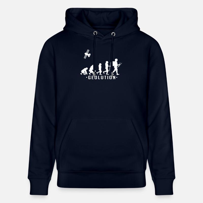 Geocaching geolution - Stanley/Stella Unisex Bio-Hoodie CRUISER  - Navy