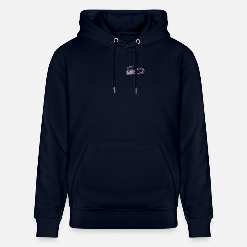 Tronçonneuse Tronçonneuse Pocket Design - Sweat à capuche bio CRUISER Stanley/Stella Unisexe - marine