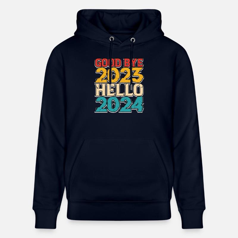 Bonjour 2024 - Sweat à capuche bio CRUISER Stanley/Stella Unisexe - marine
