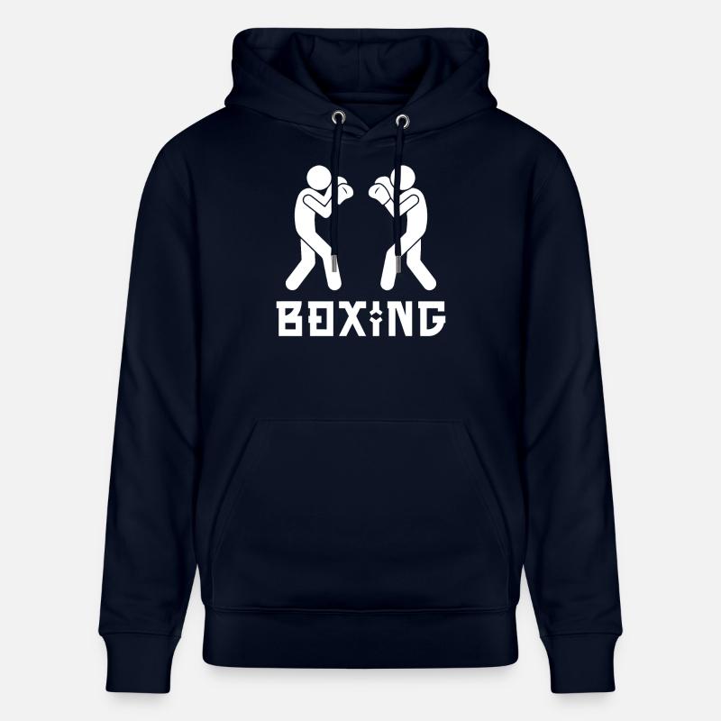 Boxe - Sweat à capuche bio CRUISER Stanley/Stella Unisexe - marine