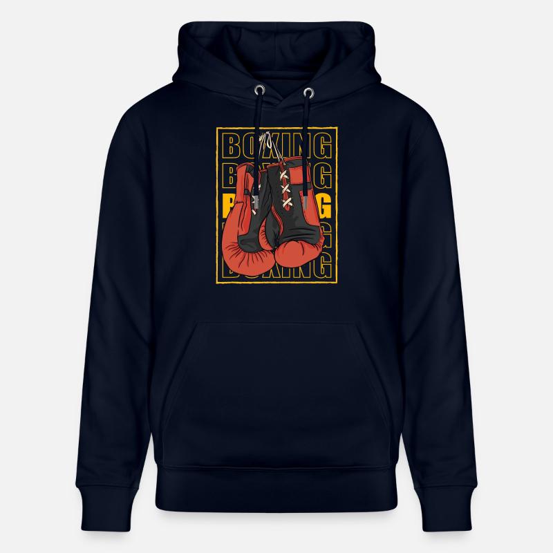 Boxe - Sweat à capuche bio CRUISER Stanley/Stella Unisexe - marine