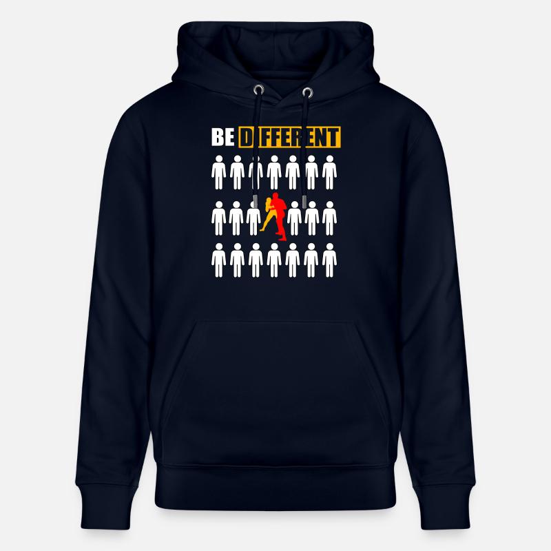 La lutte, c’est différent - Sweat à capuche bio CRUISER Stanley/Stella Unisexe - marine