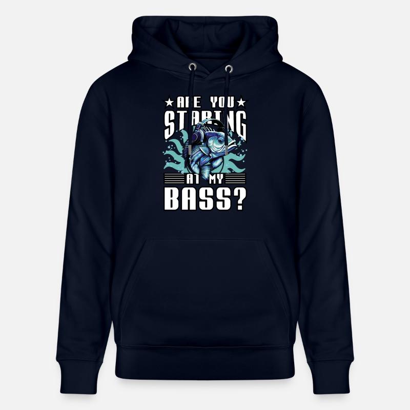 Regardez-vous ma basse ? - Sweat à capuche bio CRUISER Stanley/Stella Unisexe - marine