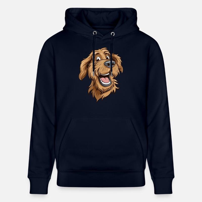 Labradoodle | Illustration de dessin animé - Sweat à capuche bio CRUISER Stanley/Stella Unisexe - marine