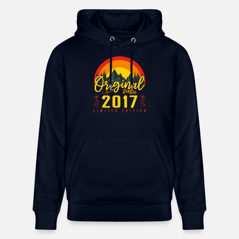 Anniversaire 2017 cadeau 2017 anniversaire - Sweat à capuche bio CRUISER Stanley/Stella Unisexe - marine