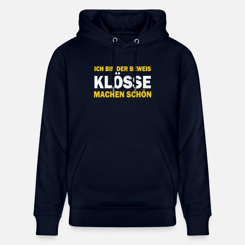 Cuisine allemande, boulettes, Thuringe, dialecte - Sweat à capuche bio CRUISER Stanley/Stella Unisexe - marine