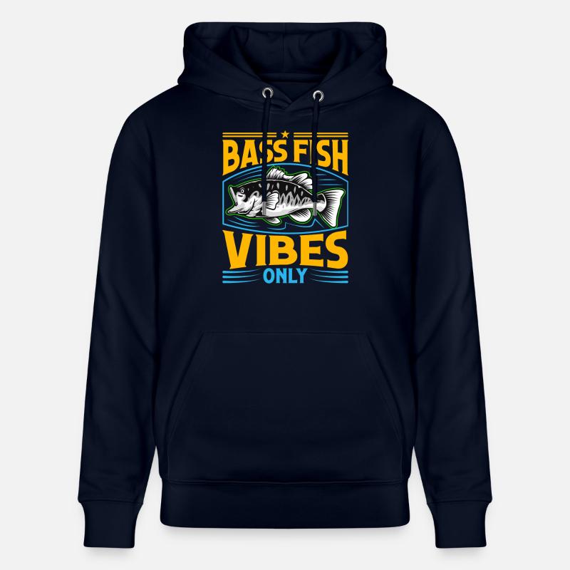 Bash Fish Vibes uniquement - Sweat à capuche bio CRUISER Stanley/Stella Unisexe - marine