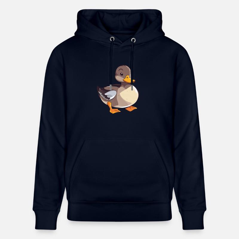 Mignon bébé canard - Sweat à capuche bio CRUISER Stanley/Stella Unisexe - marine