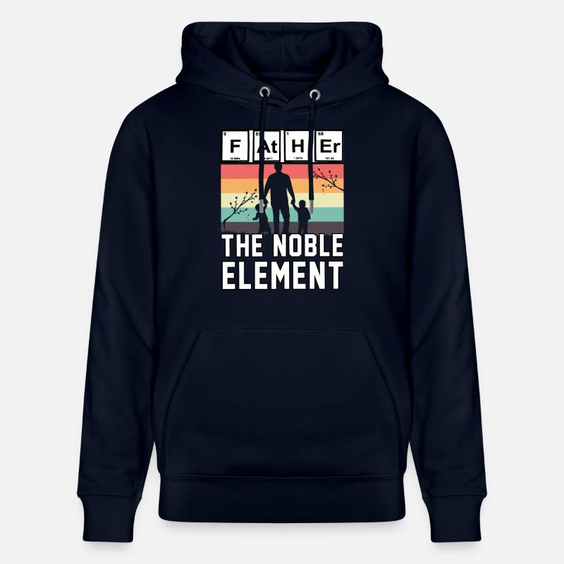 Père le noble élément - Sweat à capuche bio CRUISER Stanley/Stella Unisexe - marine