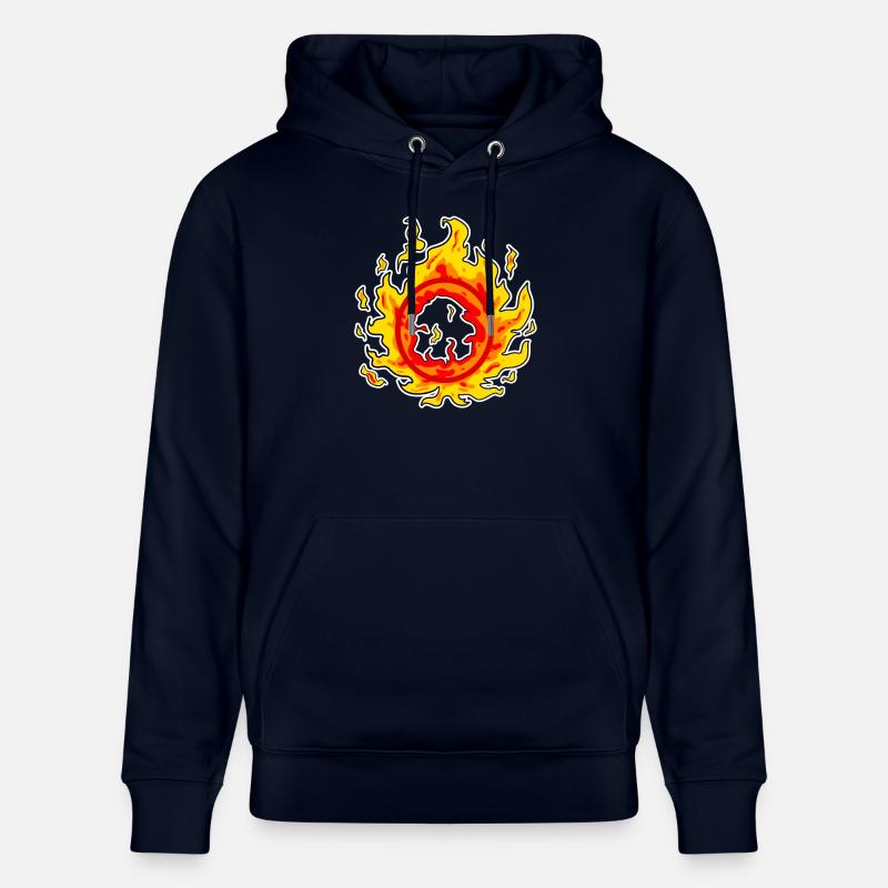 Cercle de feu - Sweat à capuche bio CRUISER Stanley/Stella Unisexe - marine