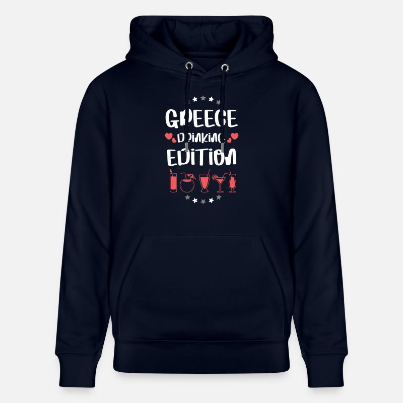 Équipe de boisson en Grèce - Sweat à capuche bio CRUISER Stanley/Stella Unisexe - marine