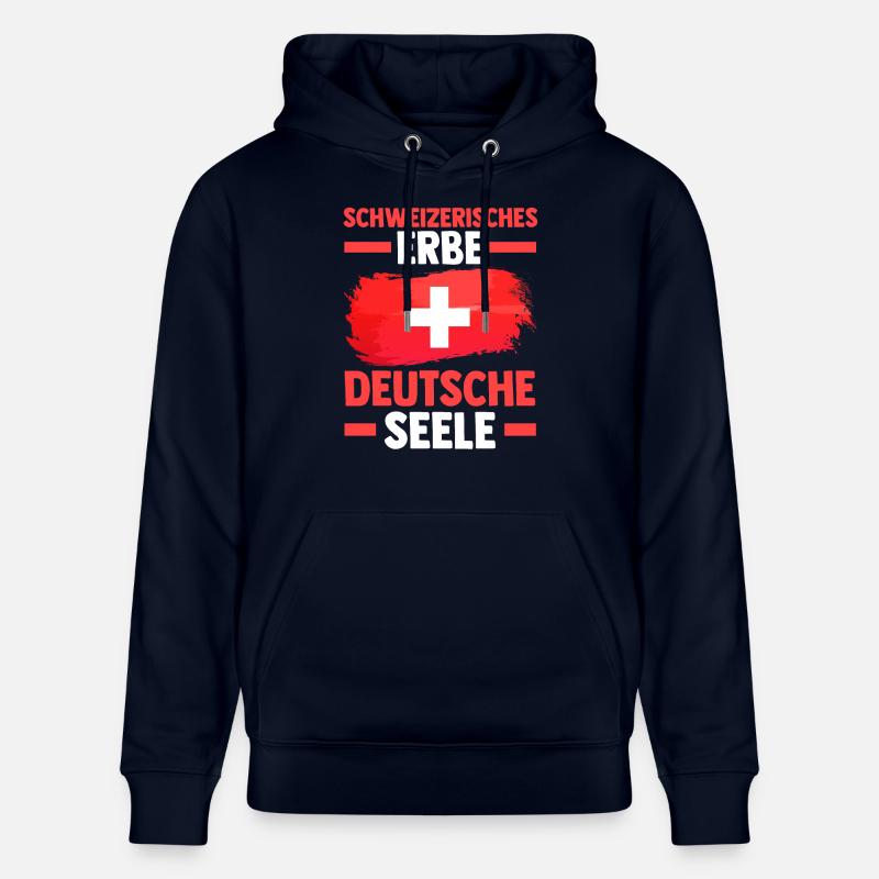 Schweizer Schweiz - Stanley/Stella Unisex Bio-Hoodie CRUISER - Navy
