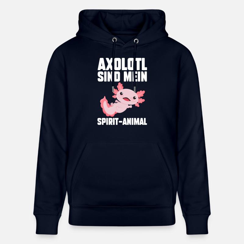 Axolotl - Sweat à capuche bio CRUISER Stanley/Stella Unisexe - marine