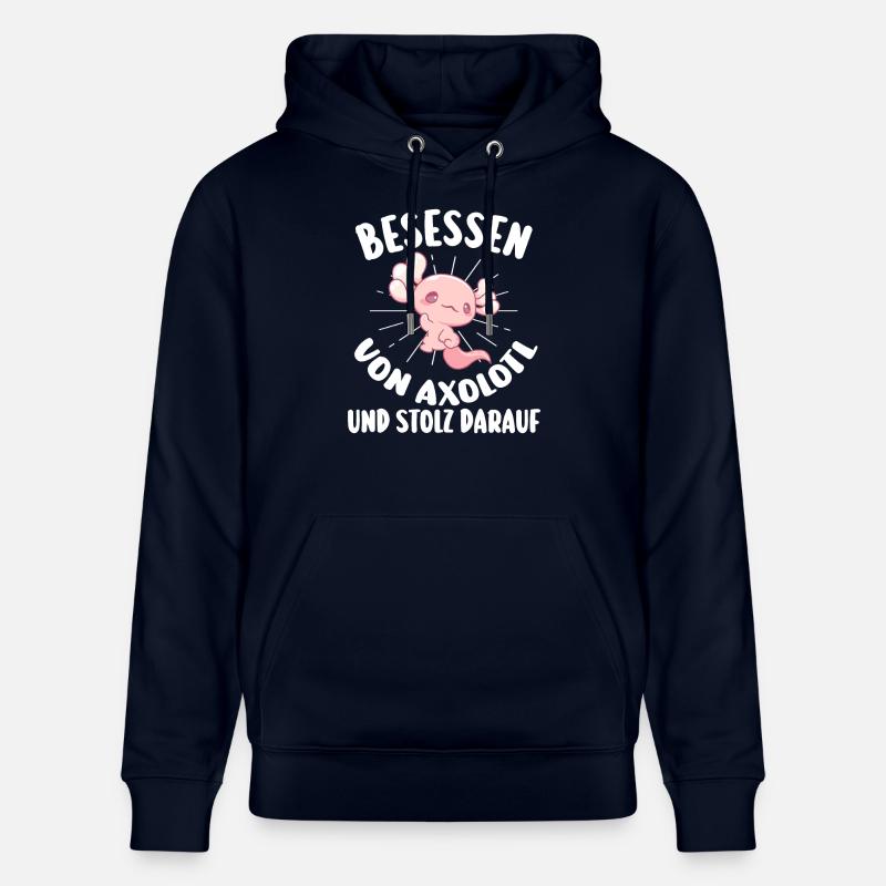 Axolotl - Sweat à capuche bio CRUISER Stanley/Stella Unisexe - marine