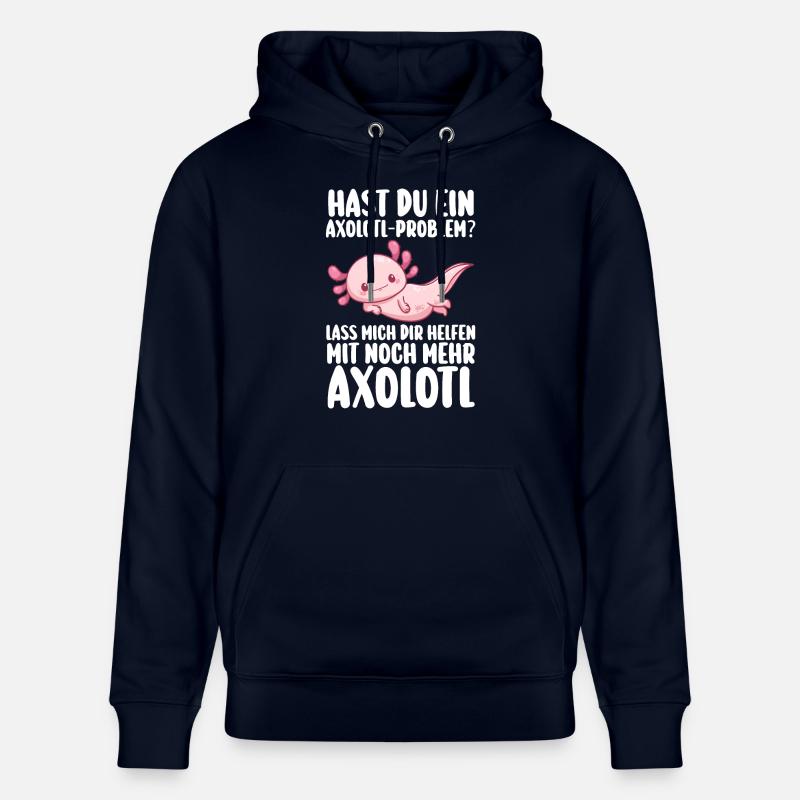 Axolotl - Sweat à capuche bio CRUISER Stanley/Stella Unisexe - marine