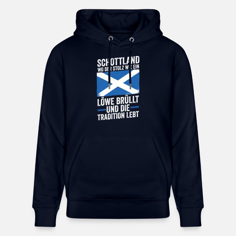 Ecossais Ecosse Ecosse Ecosse - Sweat à capuche bio CRUISER Stanley/Stella Unisexe - marine