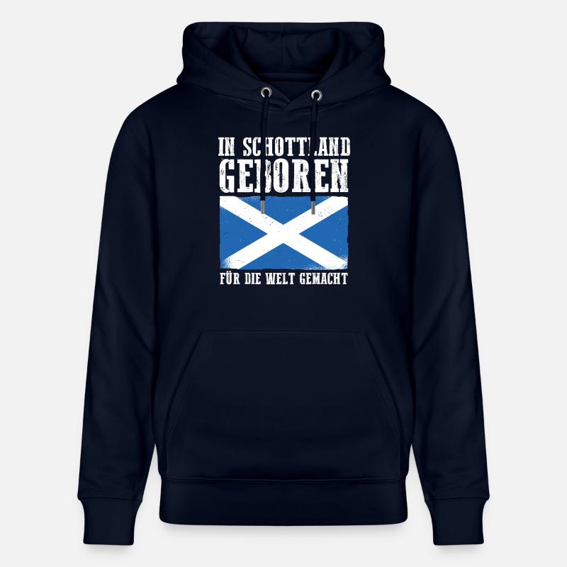 Ecossais Ecosse Ecosse Ecosse - Sweat à capuche bio CRUISER Stanley/Stella Unisexe - marine