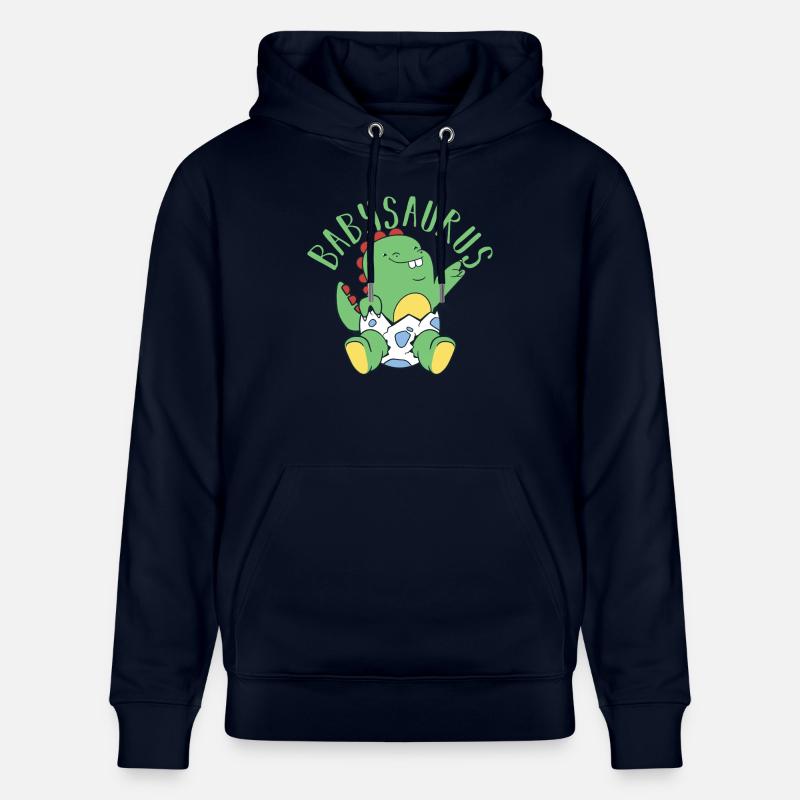 Babysaurus Dino Dinosaure - Sweat à capuche bio CRUISER Stanley/Stella Unisexe - marine