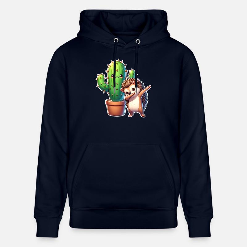 Cactus hérisson - Sweat à capuche bio CRUISER Stanley/Stella Unisexe - marine
