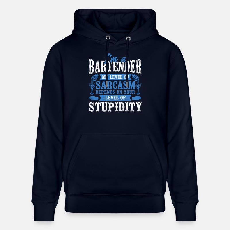 Bartender Mixologist I'm A - Stanley/Stella Unisex Bio-Hoodie CRUISER  - Navy